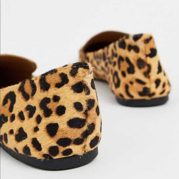 Steve Madden feather flat shoes in leopard print - Picture 2 of 5